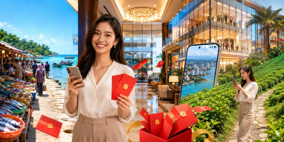 Penyampai bonus sampul merah gaya Malaysia
